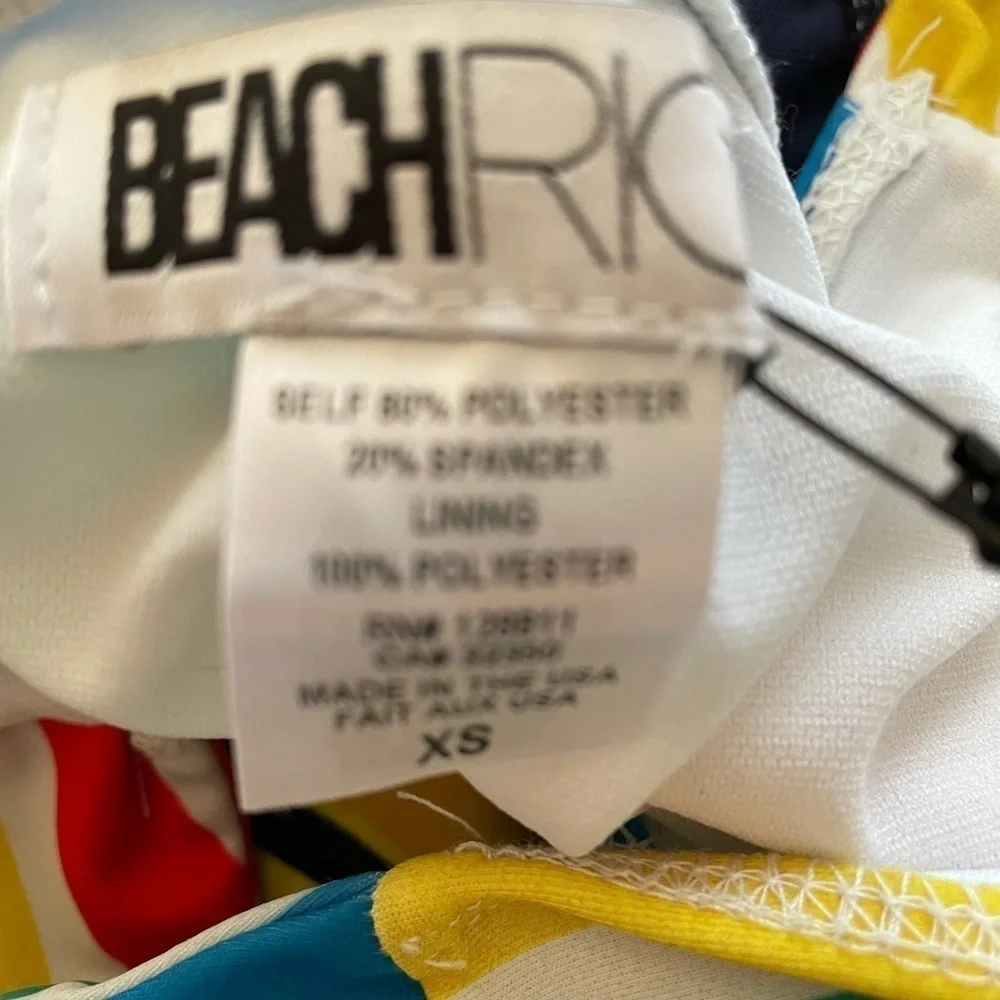 BEACH RIOT Ayi Papi bikini bottoms rainbow stripes - Picture 5 of 7